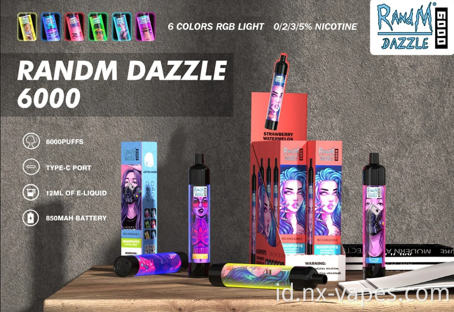 Fumot RandM dazzle 6000 5